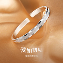 999 sterling silver bracelet female summer young ins niche design silver bracelet advanced sense send mother light luxury college students
