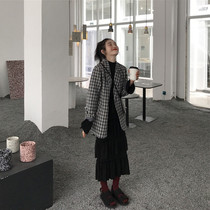 2022 Early Spring Dress New Womens Tennis Red Fashion Casual Temperament Fans Sister Han version of the suit Two suits