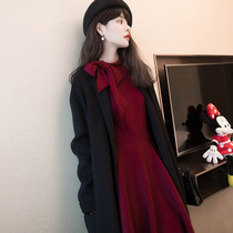 2022-year-old autumn clothing new womens fashion foreign air light and windy goddess Fan clothes with dress dress for spring and autumn