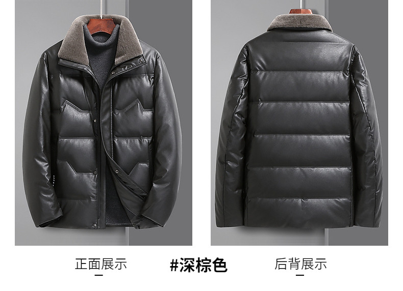 鸭鸭 21年冬季新款 中老年加厚羊羔毛翻领中长款羽绒服 双重优惠折后￥329包邮 2色可选