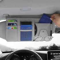 Car sun visor storage clip multi-functional car in-car glasses clip card clip storage bag document clip storage sleeve