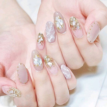  Nail jewelry white shell powder shell pieces Japanese new color nail decoration DIY abalone thin pieces