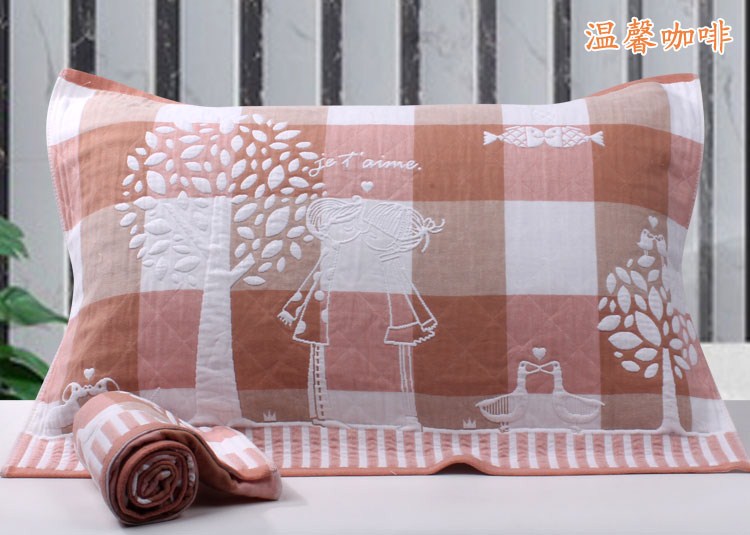 Bông gạc 100% cotton gối bao gồm cao cấp những người yêu thích phong cách châu Âu phim hoạt hình giải phóng mặt bằng chính hãng đặc biệt một cặp miễn phí vận chuyển - Khăn gối vỏ gối anime