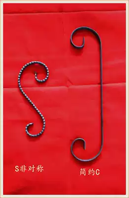 Stamping iron flower Simple flower doorpost flower door edge flower Wrought iron flower door flower type flower three-dimensional flower