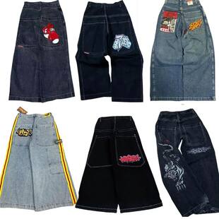 Джинсы JNCO Y2K японский стиль 2000-х, широкий мешковатый крой, размеры 28–34 (талия 72–85 см)
