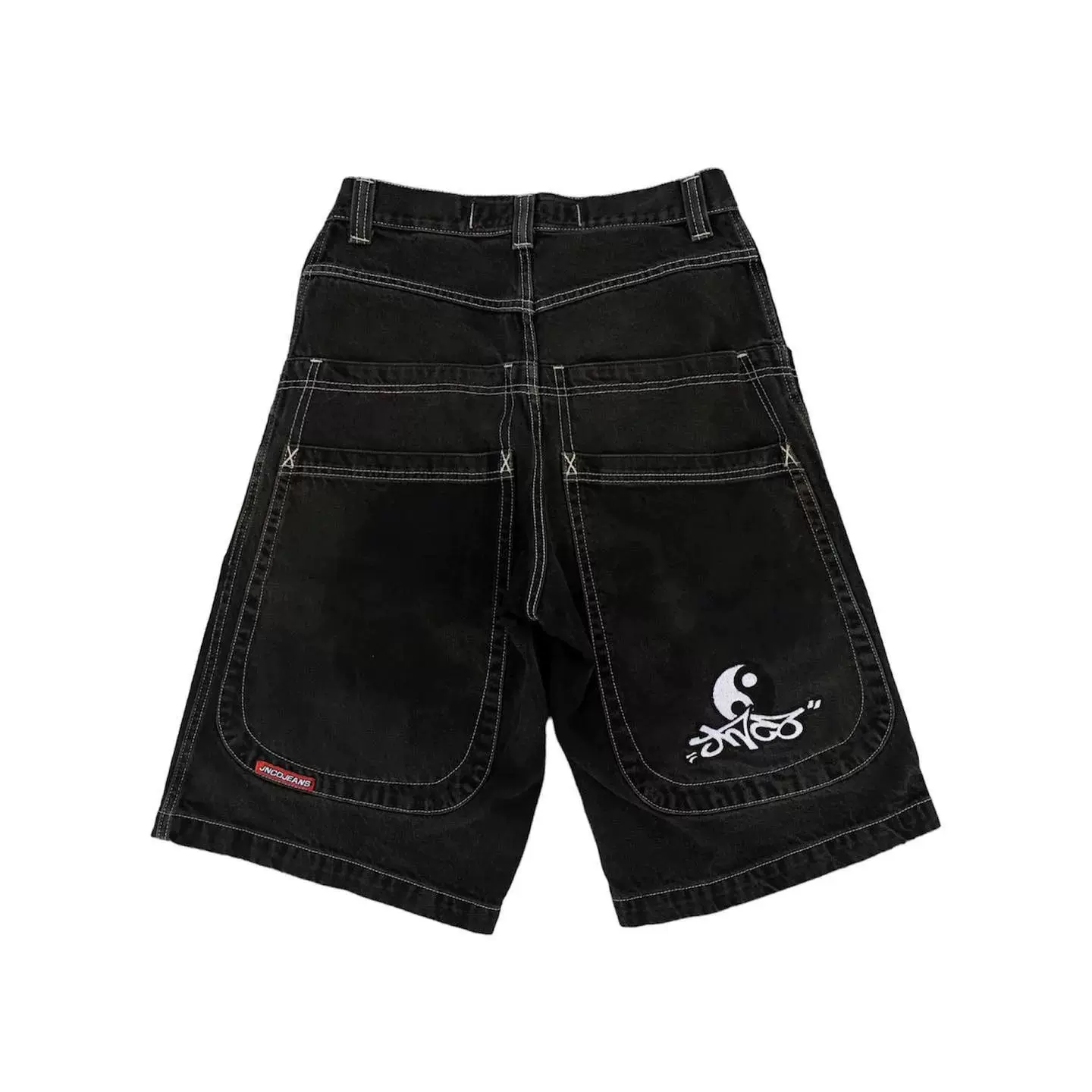 Джинсы JNCO Y2K японский стиль 2000-х, широкий мешковатый крой, размеры 28–34 (талия 72–85 см)