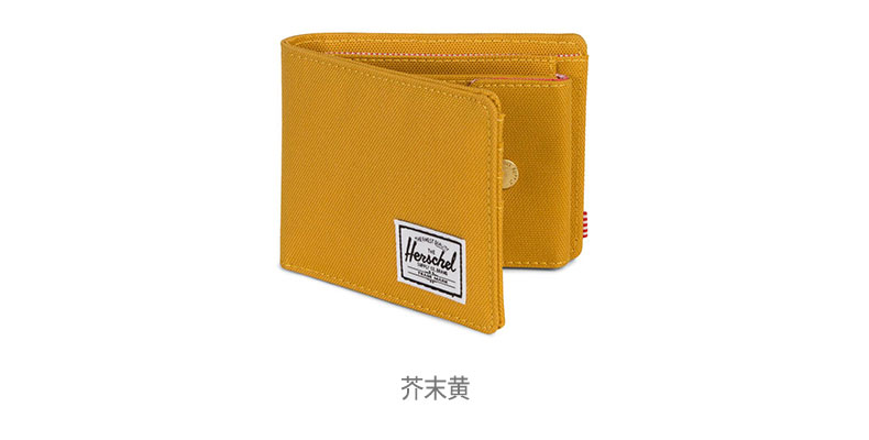 Herschel Cung cấp Roy + Đồng xu ngắn chống trộm ví nam và nữ đoạn ngắn thương hiệu thủy triều nhỏ - Ví tiền ví da nam hàng hiệu