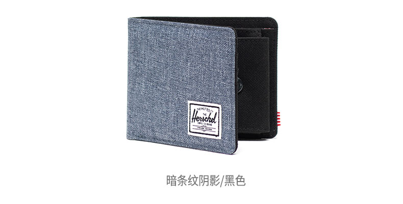 Herschel Cung cấp Roy + Đồng xu ngắn chống trộm ví nam và nữ đoạn ngắn thương hiệu thủy triều nhỏ - Ví tiền ví da nam hàng hiệu