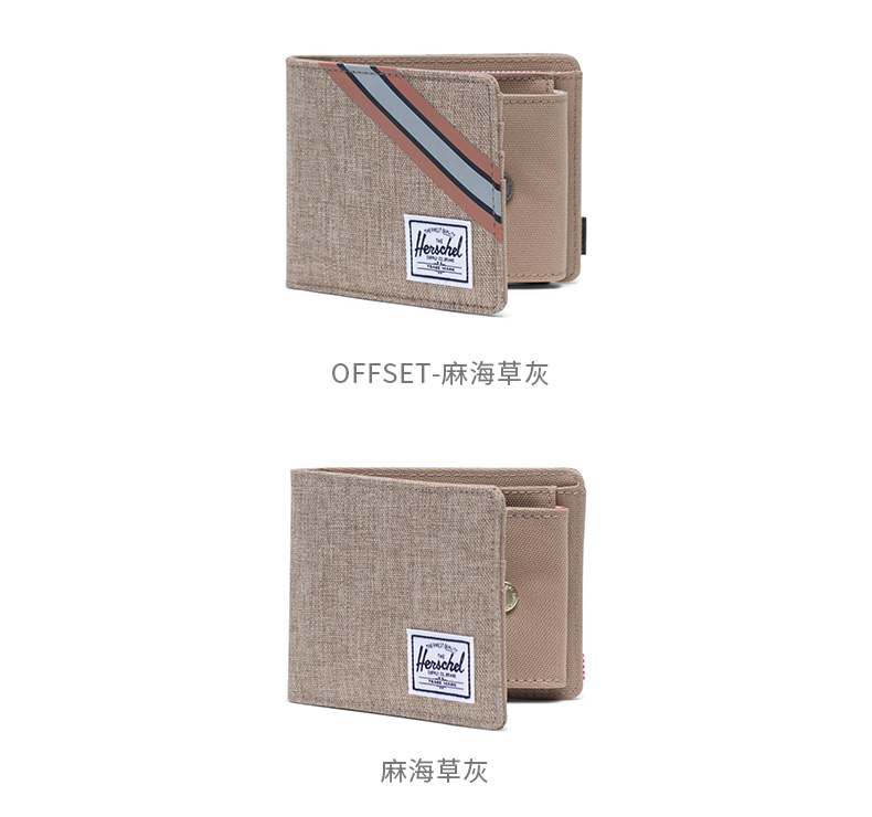 Herschel Cung cấp Roy + Đồng xu ngắn chống trộm ví nam và nữ đoạn ngắn thương hiệu thủy triều nhỏ - Ví tiền ví da nam hàng hiệu