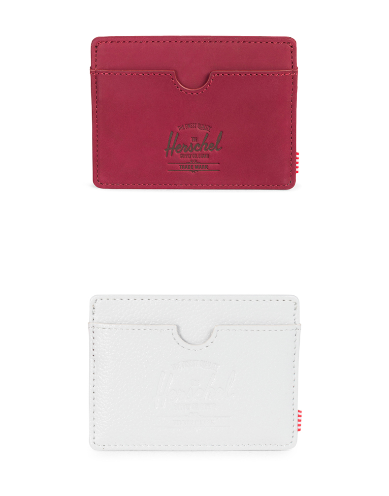 Herschel Cung Cấp Charlie da gói thẻ RFID gói thẻ cổ điển đa khe cắm thẻ chống trộm bàn chải 10360 bóp nữ