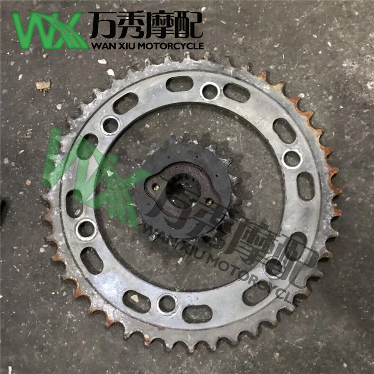 Big Ant 400 Iron Horse 400 BORS400 Kích thước Crankset Bánh răng trước và sau Tấm xích trước và sau - Xe máy Gears 	bộ nhông xích xe máy wave alpha