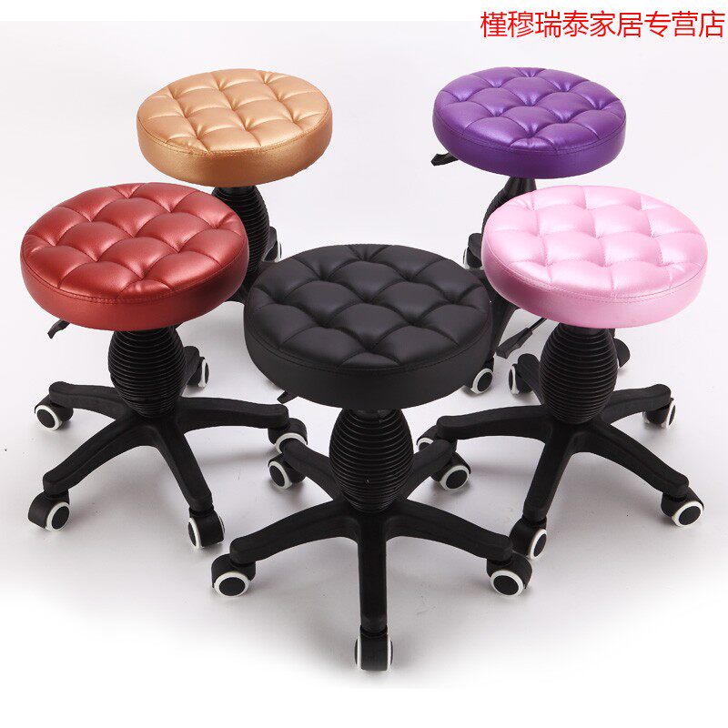 Beauty Stool Beauty Salon Special Large Bench Beautiful Hair Stool Swivel Round Sturdy Lifting Haircut Chair Haircut Chair