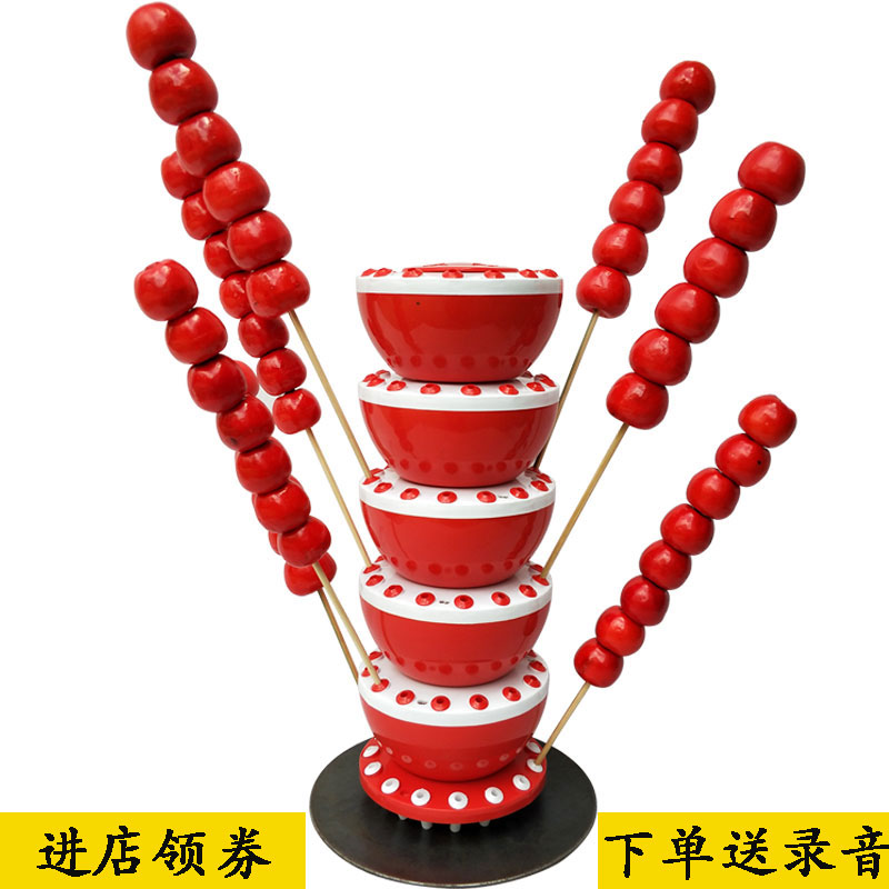 Factory direct sales multi-functional rock sugar gourd display rack Cotton candy potato tower Sugar gourd plastic handle shelf