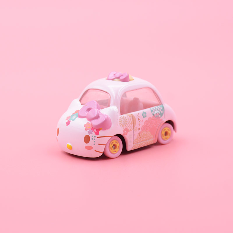 HelloKitty Hello Kitty Cartoon Hợp kim Đồ chơi Mô hình Xe Mô hình Trang trí Cô gái Quà tặng Đồ chơi - Chế độ tĩnh gundamchat