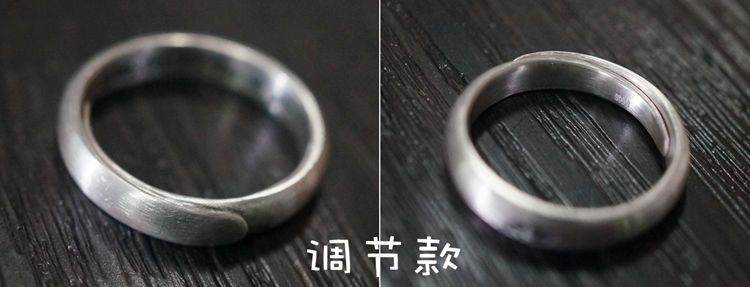 Nhẫn tùy chỉnh 999 sterling bạc nhẫn mặt cong DIY chữ chỉ số ngón tay đuôi nhẫn nhỏ cá tính Nhật Bản và cặp vợ chồng nhẫn nhẫn pnj nữ