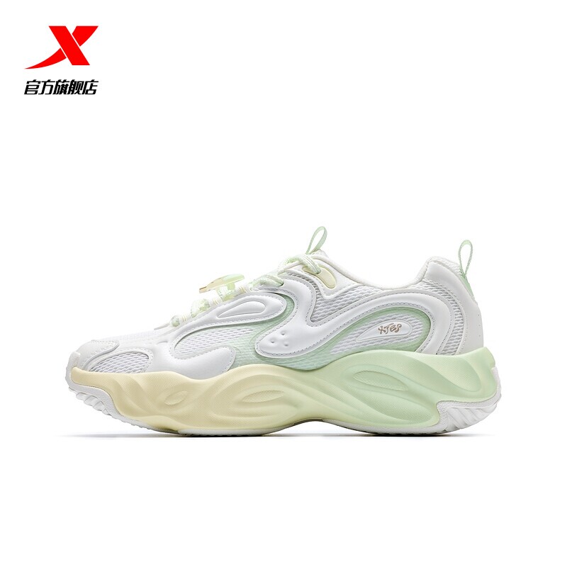 Xtep Ice Cream Shoes 2.0 Casual Shoes for Women 2026 Summer New Retro Dad Shoes Hiking Shoes 974218320009