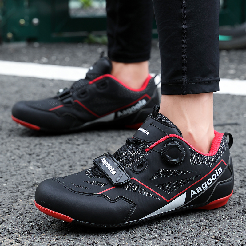 No Lock Boost Riding Shoes Men Casual Breathable Non-Lock Hard Bottom Riding Shoes Women Lovers Road Climbing Bike Shoes