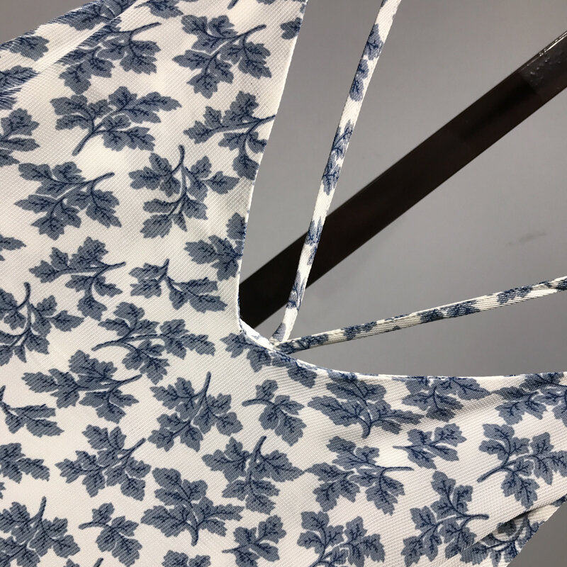 上品 U 系列專櫃品牌女裝正品折扣碎花中長版吊帶裙女時尚韓版