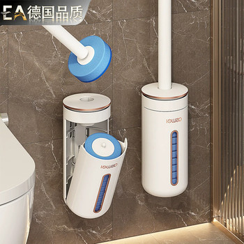 German disposable toilet brush household no dead ends new wall-mounted toilet artifact replacement head cleaning brush