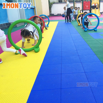 Suspended assembled floor mat kindergarten room outdoor mat basketball badminton court sports plastic ground glue