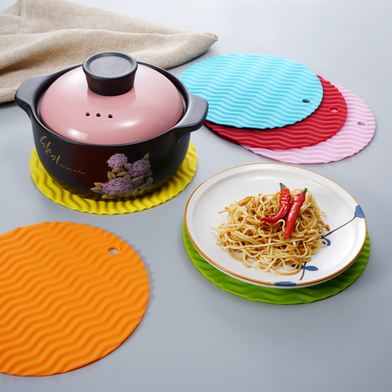 Gooka silicone pot mat plate mat bowl mat household heat insulation mat dining mat high temperature resistant anti-skid mat