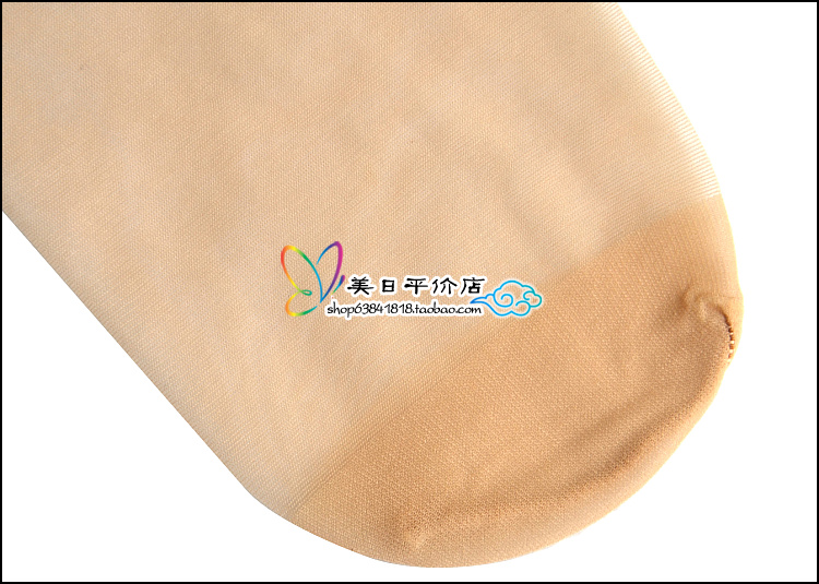 Áo mưa bằng vải lụa chính hãng vương miện tăng ngón chân trong suốt mùa hè lõi lụa vớ nữ siêu mỏng vớ đáy 6708 tat dep cho nu