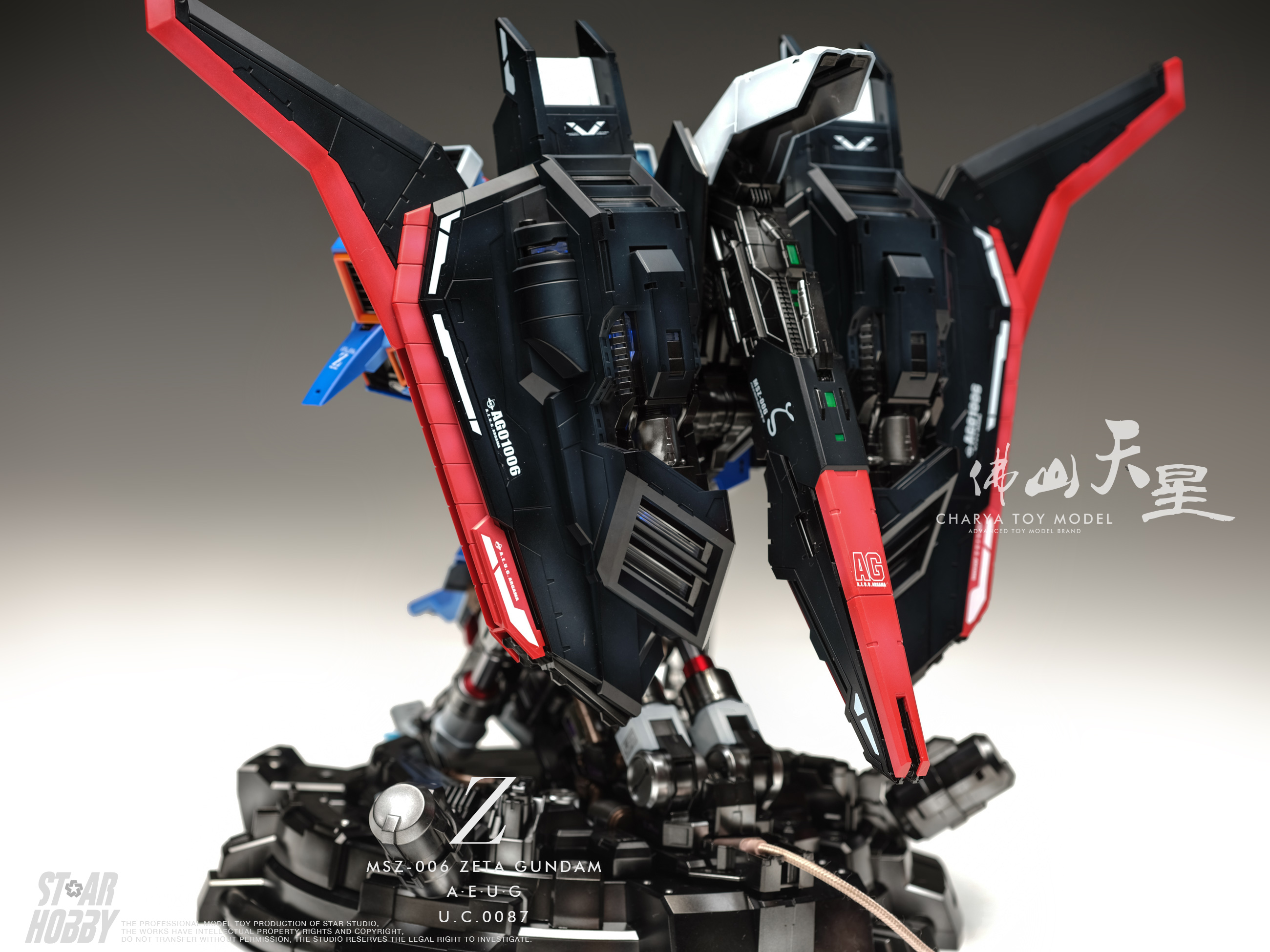 Mô hình chế biến sao đúc Yihui Z Gundam Bust MAX Kim loại nội thất phun - Gundam / Mech Model / Robot / Transformers mô hình gundam trung quốc