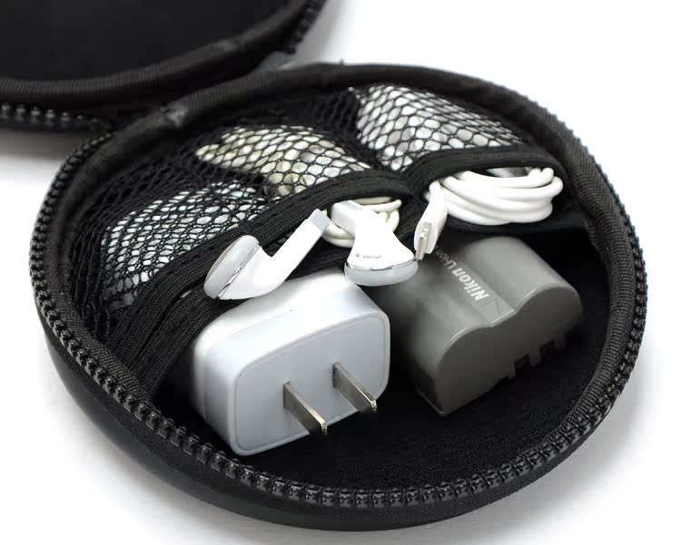 Full vận chuyển đa chức năng phụ kiện kỹ thuật số U cáp dữ liệu đĩa sạc kho báu di động túi tai nghe hộp lưu trữ - Lưu trữ cho sản phẩm kỹ thuật số giá đựng tai nghe