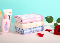 Full of cotton plaid sweat absorption water easy to dry soft face wash foot towel towel