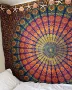 Nordic Mandala thảm trang trí tường gió bao gồm các bức tường chăn khăn trải bàn Bohemian trang trí vải treo rèm vải 148x200 - Tapestry thảm trang trí tường