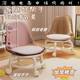 Acrylic Household Universal Wheel Beautiful Seam Silent Stool for Children with Baby Toddler Low Stool Small Chair Pulley