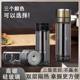 New High-End Double-Layer Water Cup, Portable Men's Tea Cup, One-Touch Opening, Car-Mounted Glass Cup, Tea-Water Separation Cup