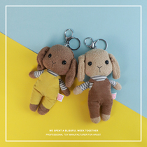 Bag pendant tide New ins Japanese temperament bunny cute creative car keychain pendant