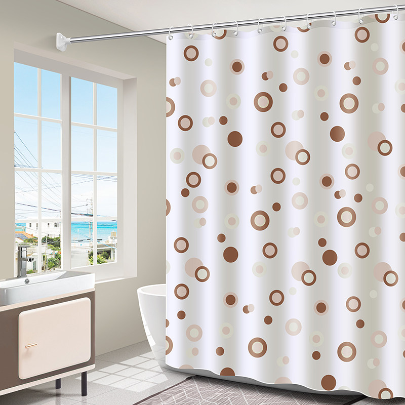 Bathroom bath blinds waterproof and thickened Dressing Room Separator Curtain shower Shower Cloth Bar Hanging Curtain Suit Free of punch