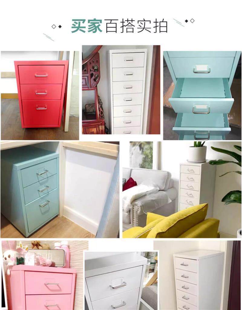 Metal Storage Nightstand: Industrial Steel Cabinet - Product image 6