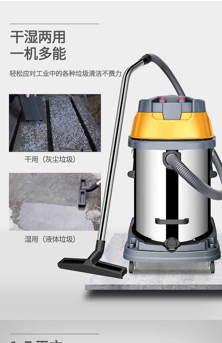 máy hút bụi cầm tay sạc pin Máy hút bụi công nghiệp Chigo 3500W công suất lớn mạnh nhà máy thương mại lớn xưởng hút bụi khô và ướt - Máy hút bụi máy hút bụi cầm tay điện máy chợ lớn