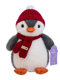 Cute Hat-Wearing Penguin Plush Toy with Soft Scarf, Small Penguin Comfort Doll, Gift for Girls' Birthday