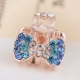 Mini clip trẻ em dễ thương rhinestone kẹp tóc bangs clip mũ nữ trưởng thành clip phụ kiện tóc Trang sức Hàn Quốc đồ cột tóc