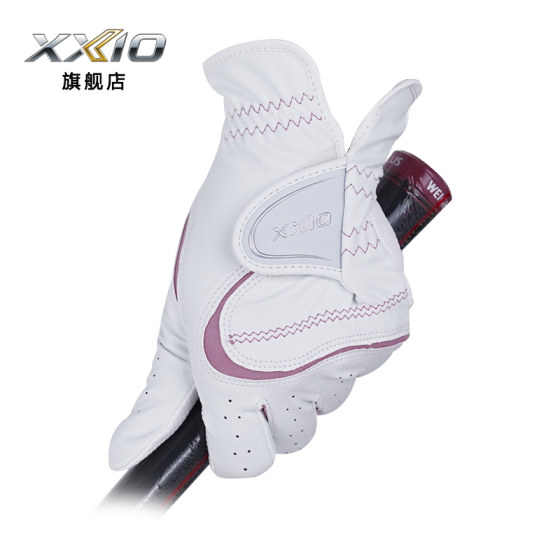 XXIO/XX10 Golf Gloves Women's Gloves Women's Two-Handed White Pink Golf Gloves