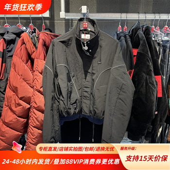 China Li Ning 26 New Spring and Winter Women's Loose-Fitting, Warm and Comfortable Stand-Up Collar Casual Sports Cotton Jacket Ajmw070