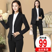 Bộ đồ vest công sở phù hợp với trang phục nữ 2019 mới phù hợp với thời trang nữ sinh viên phỏng vấn đồng phục váy - Bộ đồ