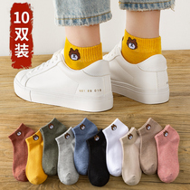 Socks ladies short socks shallow cute Japanese summer thin cotton boat Socks in summer cotton socks ins tide