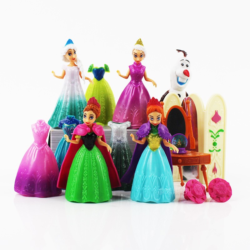 Công chúa Sophia Nàng tiên cá Lọ Lem Alice Alice Búp bê Sinh nhật Nướng Bánh Trang trí - Trang trí nội thất trang trí nội thất