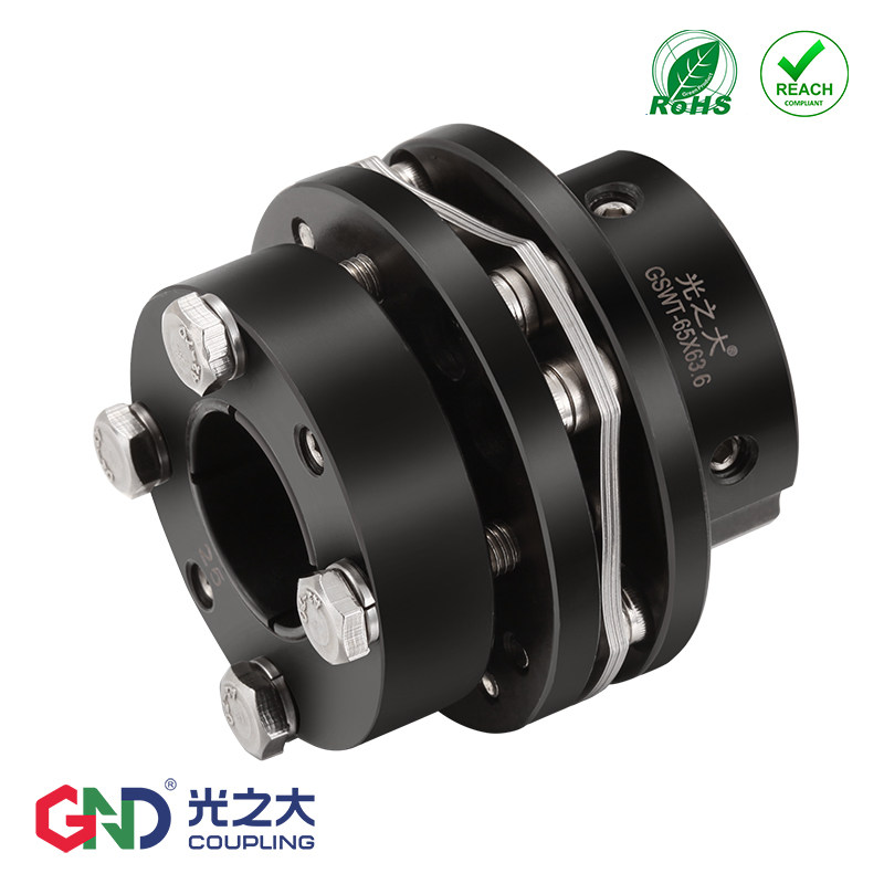 Large GSWT steel flange type single-diaphragm expansion sleeve Large-torque motor motor lathe elastic wire rod of light