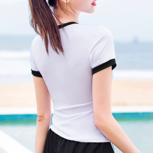 Модный купальник, спортивный поддерживающий комплект для школьников, коллекция 2023, по фигуре