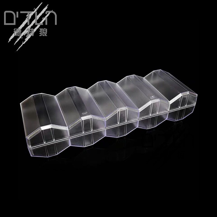 DTLN Chip Rack 43mm Ceramic Chip Rack 100 Pieces Chip Box Poker Accessories