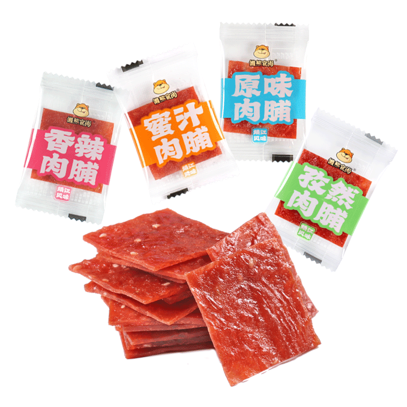 【补贴到手1元】懒熊食尚猪肉脯10小包