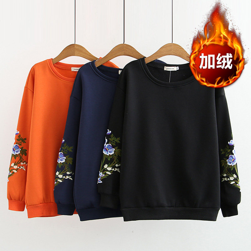 Middle-aged mother women's clothing in autumn and winter thickens middle-aged and old 40 years old and winter in the autumn and winter of the plus-wolf fashion suit