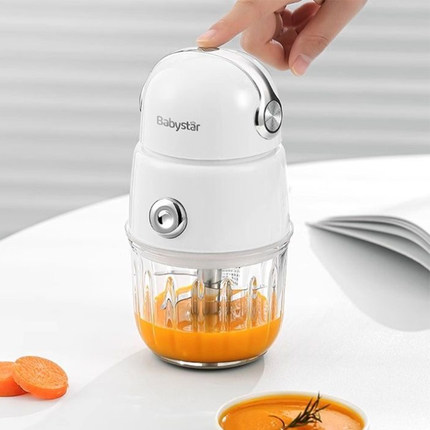 BabyStar辅食机婴儿宝宝专用316不锈钢刀轴搅拌小型多功能料理机