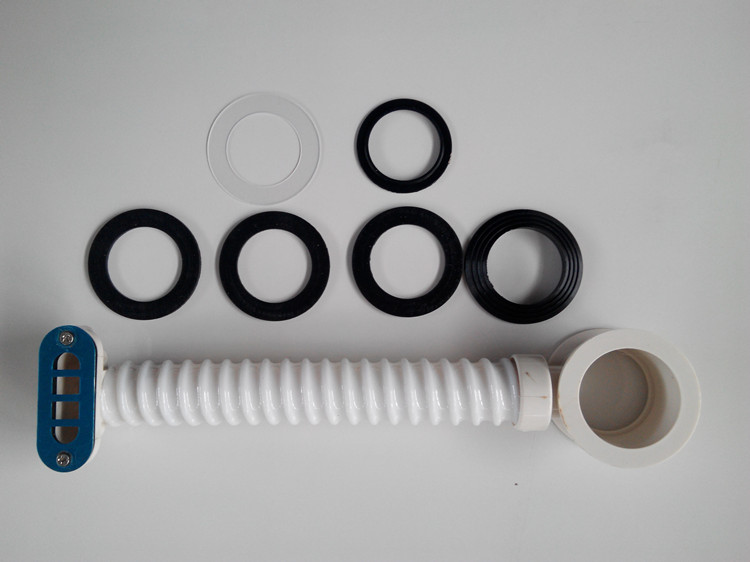 In 2019, new products factory direct sales Keyi integral bathroom SMC washbasin basin accessories drainage and sewer components